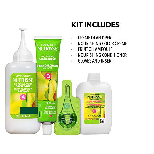 Garnier Hair Color Nutrisse Nourishing Creme, 66 True Red Pomegr...