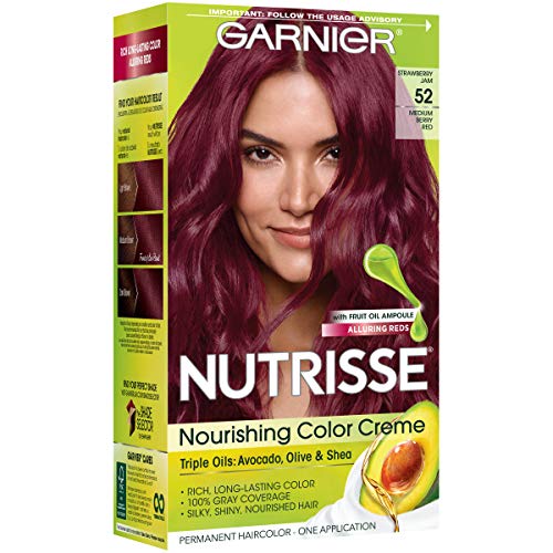 Garnier Hair Color Nutrisse Nourishing Hair Color Creme, Strawber...
