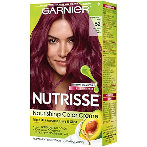 Garnier Hair Color Nutrisse Nourishing Hair Color Creme, Strawber...