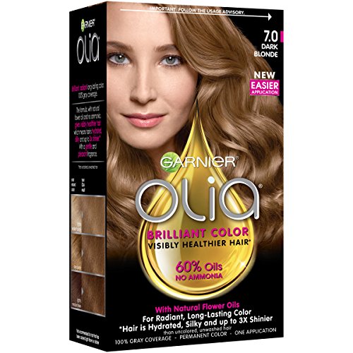 Garnier Olia Oil Powered Permanent Hair Color, 7.0 Dark Blonde P...