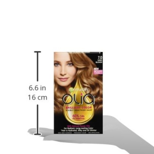 Garnier Olia Oil Powered Permanent Hair Color, 7.0 Dark Blonde P...