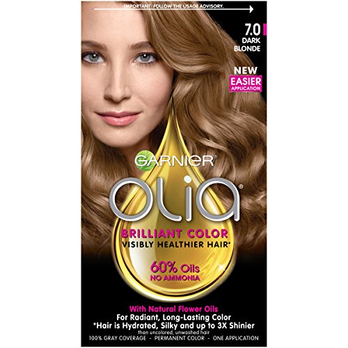 Garnier Olia Oil Powered Permanent Hair Color, 7.0 Dark Blonde P...
