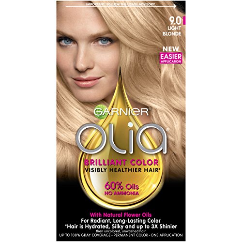 Garnier Olia Oil Powered Permanent Hair Color, 9.0 Light Blonde ...