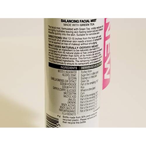 Garnier Skinactive Balancing Facial Mist With Green Tea, 4.4 Flui...
