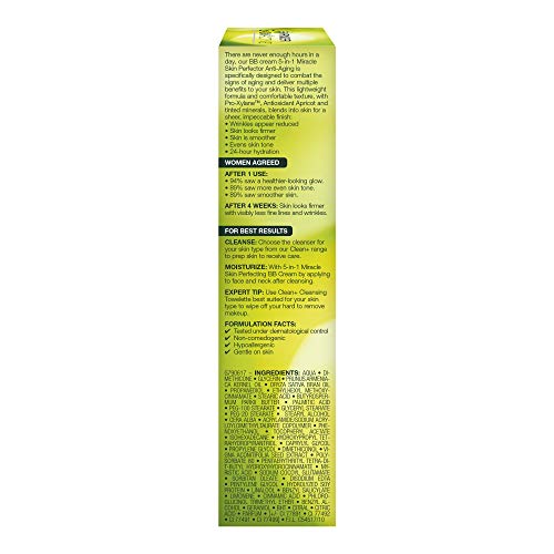 Garnier SkinActive BB Cream Anti-Aging Face Moisturizer, Light/Me...