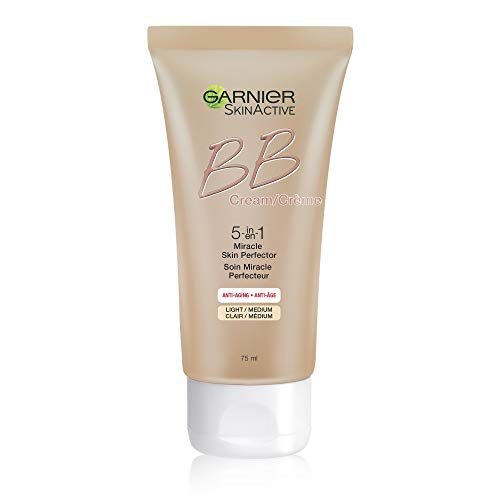 Garnier SkinActive BB Cream Anti-Aging Face Moisturizer, Light/Me...