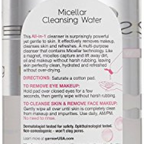 Garnier SkinActive Micellar Cleansing Water, For All Skin Types, ...