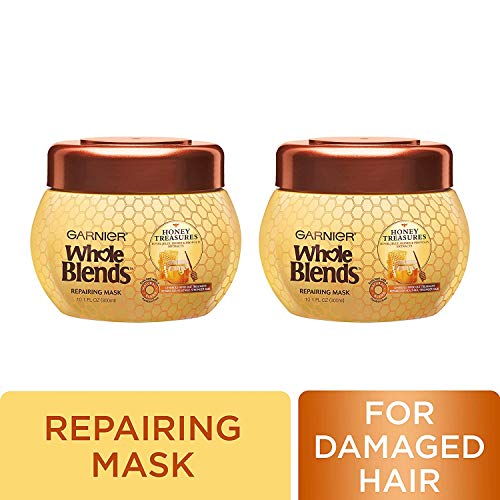Garnier Whole Blends Honey Treasures Repairing Hair Mask for Dry ...