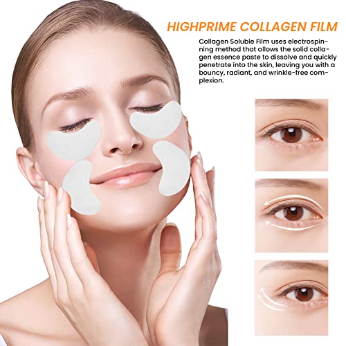 5 Pairs DERMANCE Korea Highprime Collagen Soluble Film, Anti Agin...