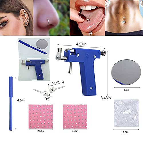 Ear Piercing kit Gun EAR plus 98 studs Tool pierce ears Tools Set...