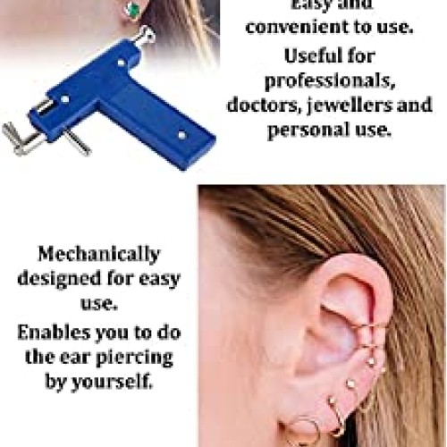 Ear Piercing kit Gun EAR plus 98 studs Tool pierce ears Tools Set...