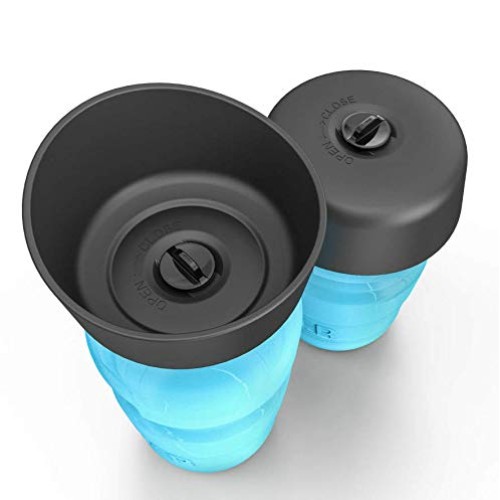 Foldable Cup Pet Water Bottle for Outdoor Travel, Dog Water Dispe...