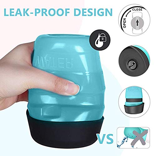 Foldable Cup Pet Water Bottle for Outdoor Travel, Dog Water Dispe...