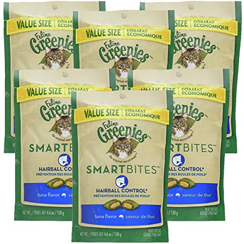 Greenies Smartbites Treats for Cats Tuna, 4.6 oz/6 Pack