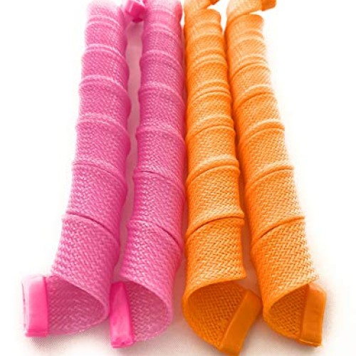 hair curlers no heat curlers 55cm wave formers long hair 18pcs ov...