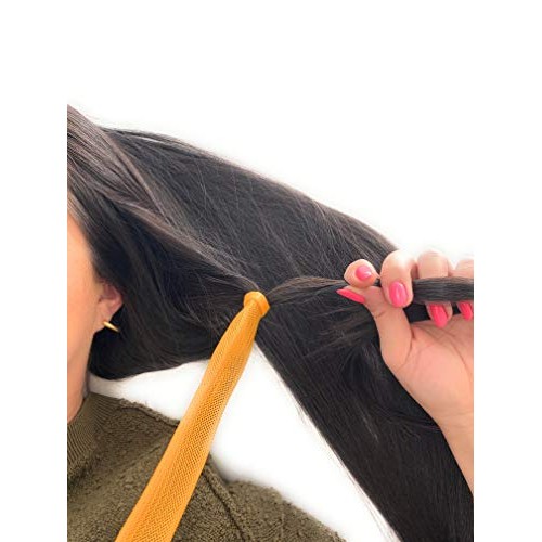 hair curlers no heat curlers 55cm wave formers long hair 18pcs ov...