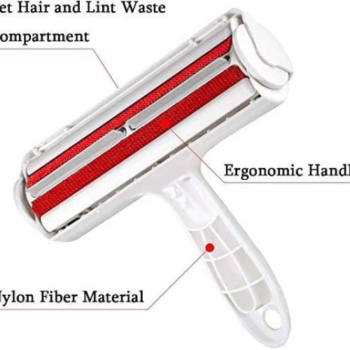 New Pet Hair Remover for Cats and Dogs, Self Cleaning, No Tape Re...