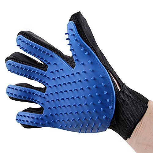 Pet Hair Remover Glove - Gentle Pet Grooming Glove Brush - Deshed...