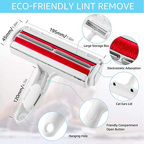 Pet Hair Remover Roller - Dog & Cat Fur Remover with Self-Cleanin...