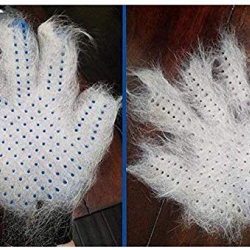 POSH Pet Grooming Glove - Gentle Deshedding Brush Glove - Efficie...