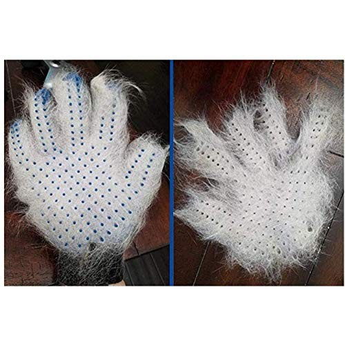 POSH Pet Grooming Glove - Gentle Deshedding Brush Glove - Efficie...
