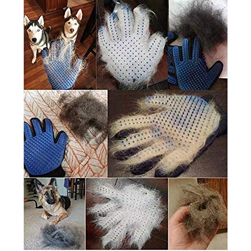 POSH Pet Grooming Glove - Gentle Deshedding Brush Glove - Efficie...