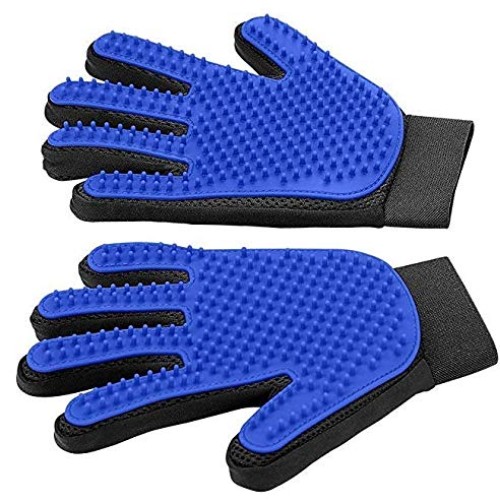 POSH Pet Grooming Glove - Gentle Deshedding Brush Glove - Efficie...