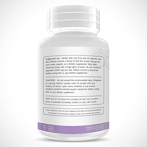 Resveratrol Capsules - High Strength 1600mg - Trans-Resveratrol -...
