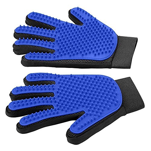 Stella-Lou Grooming Gloves Upgraded Cat & Dog Eco Friendly Silico...