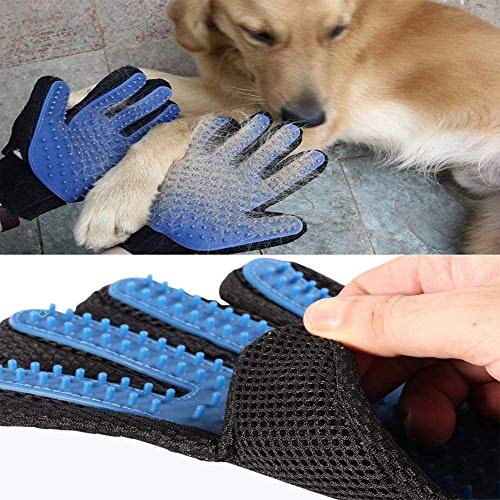 Stella-Lou Grooming Gloves Upgraded Cat & Dog Eco Friendly Silico...