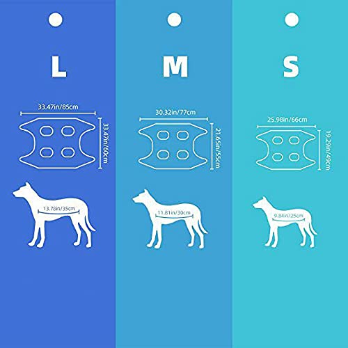 sunfedmiss Dog Grooming Hammock with 2pcs Hook, Dog Nail Cutting ...