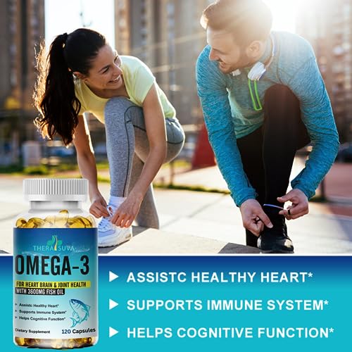 Triple Strength Omega 3 Fish Oil 3600mg + EPA 1296mg + DHA 864mg ...