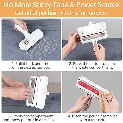 Genericb Pet Hair Remover Roller, Lint Roller for pet Hair - Self...