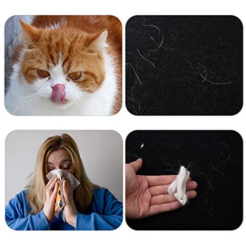 Pet Grooming Glove Gentle Deshedding Brush Glove Efficient Pet Ha...