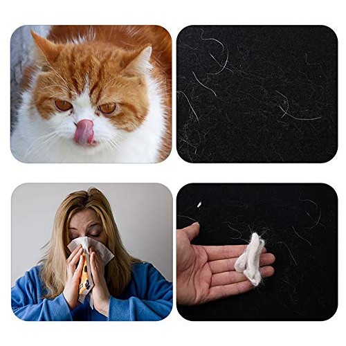 Pet Grooming Glove Gentle Deshedding Brush Glove Efficient Pet Ha...