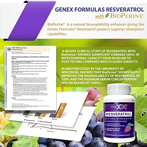 Genex NMN, Resveratrol & Berberine Power Pack - Nicotinamide Mono...