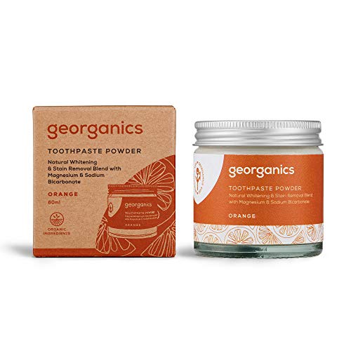 Georganics Natural TOOTHPOWDER: Whitening & Stain-Remove Blend wi...