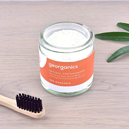 Georganics Natural TOOTHPOWDER: Whitening & Stain-Remove Blend wi...