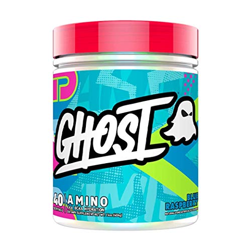 GHOST AMINO: Blue Raspberry 40 Serv Amino Acids - Vegan–Friendl...