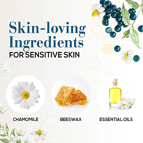 GiGi Hard Wax Beads, Soothing Azulene Hair Removal Wax for Sensit...