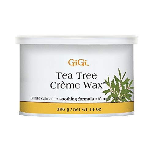 GiGi Tea Tree Creme Hair Removal Soft Wax with Soothing Formula, ...