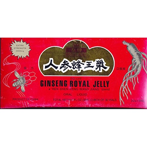 GINSENG Products Ginseng & Royal Jelly in A Honey Base 30 Vial, 0...