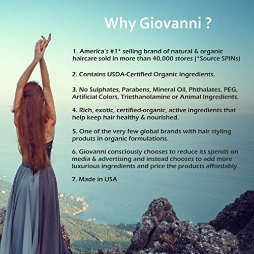 GIOVANNI 2chic Ultra Sleek Leave-In Conditioning and Styling Elix...
