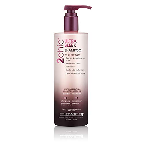 GIOVANNI 2chic Ultra-Sleek Shampoo 24 oz. Brazilian Phyto-Keratin...