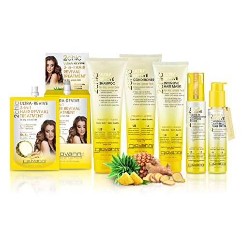 GIOVANNI Ultra Revive Shampoo, 24 oz. Pineapple & Ginger to Moist...