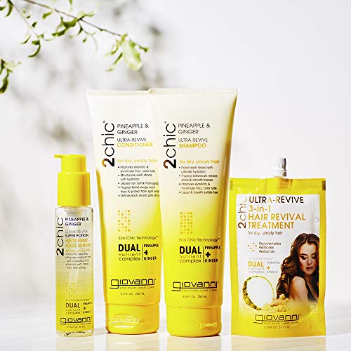 GIOVANNI Ultra Revive Shampoo, 24 oz. Pineapple & Ginger to Moist...