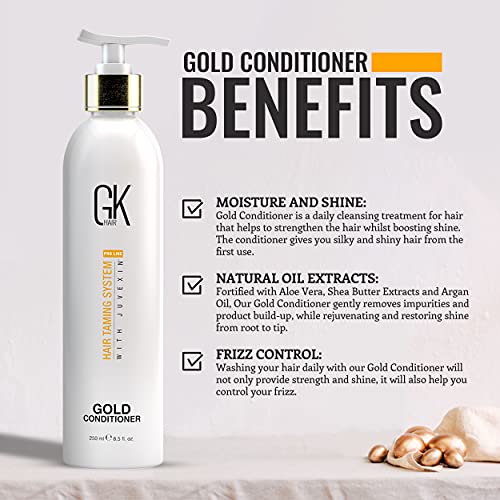 GK HAIR Global Keratin Gold Conditioner 8.5 Fl Oz/250ml Hair Mo...