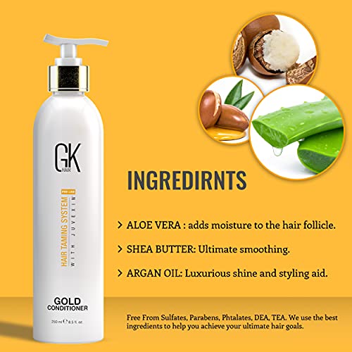 GK HAIR Global Keratin Gold Conditioner 8.5 Fl Oz/250ml Hair Mo...