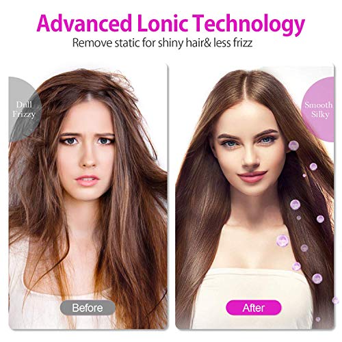 Ionic Hair Dryer ,Lightweight Blow Dryer for Travel with Diffuser...