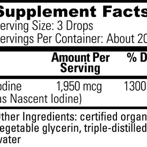Global Healing Center Detoxadine, Organic Nascent Liquid Iodine S...
